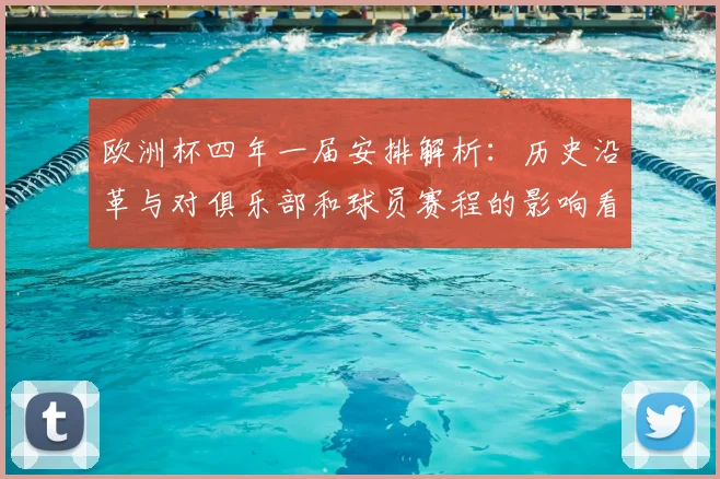 欧洲杯四年一届安排解析：历史沿革与对俱乐部和球员赛程的影响看点