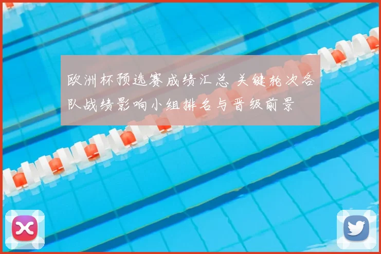 欧洲杯预选赛成绩汇总 关键轮次各队战绩影响小组排名与晋级前景