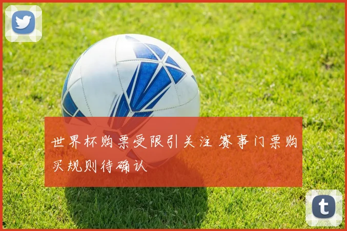 世界杯购票受限引关注 赛事门票购买规则待确认